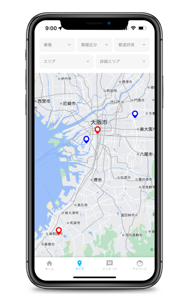 TETECHによるマッチングアプリの開発画像2です。